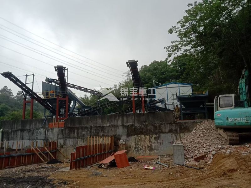 廣州瀝青銑刨料破碎篩分設備現場